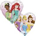 Loftus International 18 in. Princess Dream Big Heart Balloon, 2PK A3-4267